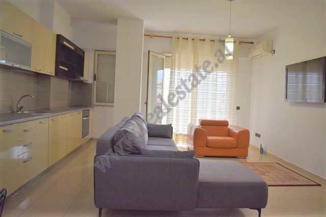 Apartament 1+1 me qira ne rrugen e Barrikadave, prane gjimnazit Sami Frasheri, ne Tirane.
Banesa nd